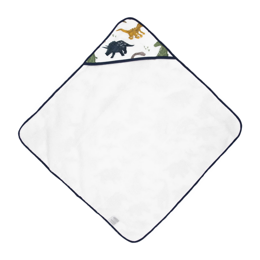 Cotton Infant Hooded Towel- Dino Friends