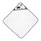 Cotton Infant Hooded Towel- Dino Friends