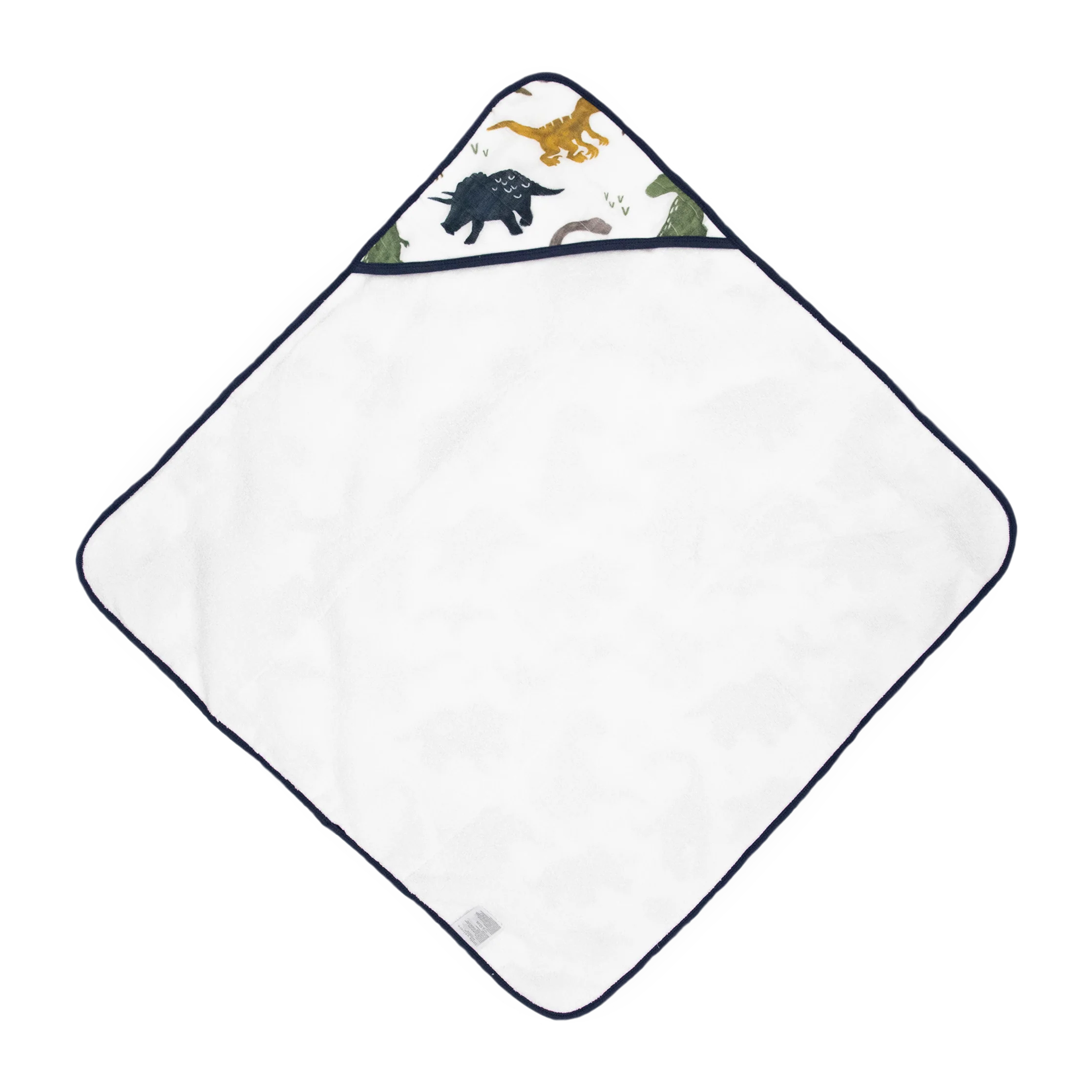 Cotton Infant Hooded Towel- Dino Friends