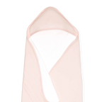 Cotton Infant Hooded Towel- Light Pink
