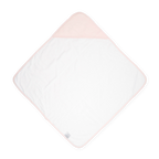 Cotton Infant Hooded Towel- Light Pink