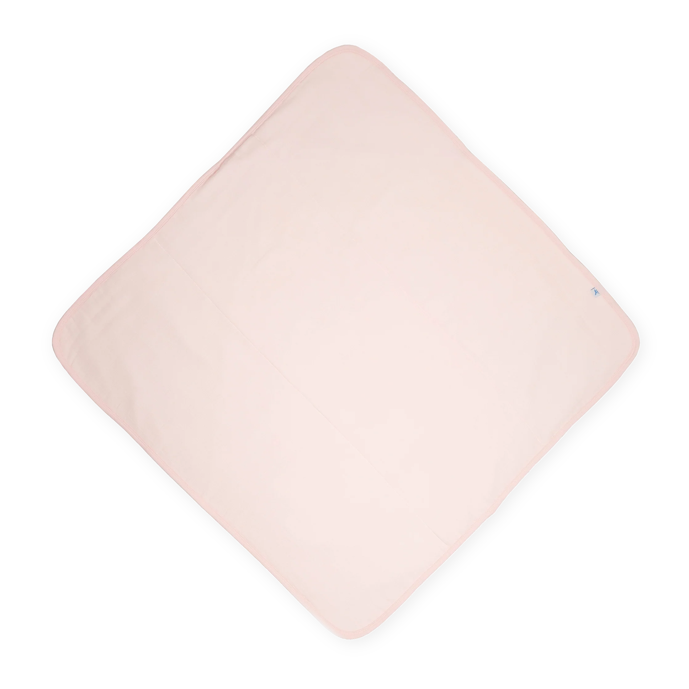 Cotton Infant Hooded Towel- Light Pink