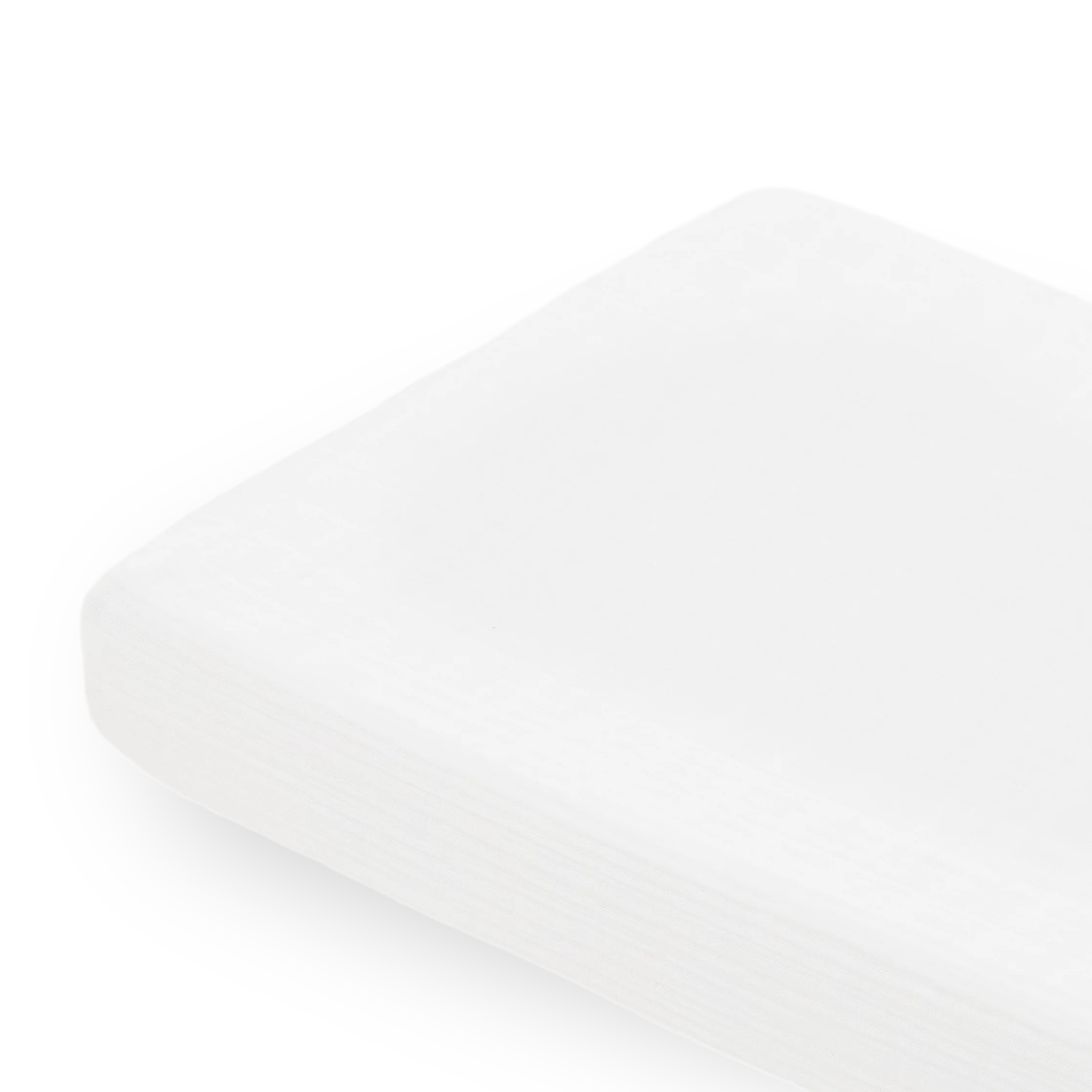 Cotton Muslin Changing Pad Cover- White