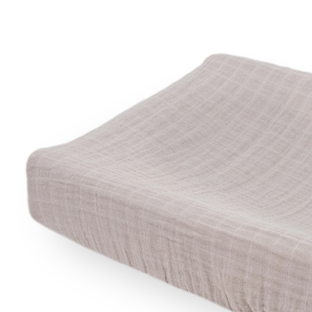 Cotton Muslin Changing Pad Cover- Popoise