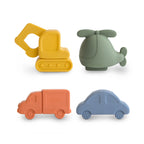 Vehicles Mold Free Bath Play Set- 4 Pack