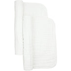 Cloud Muslin Burp Cloth 2 Pack- White