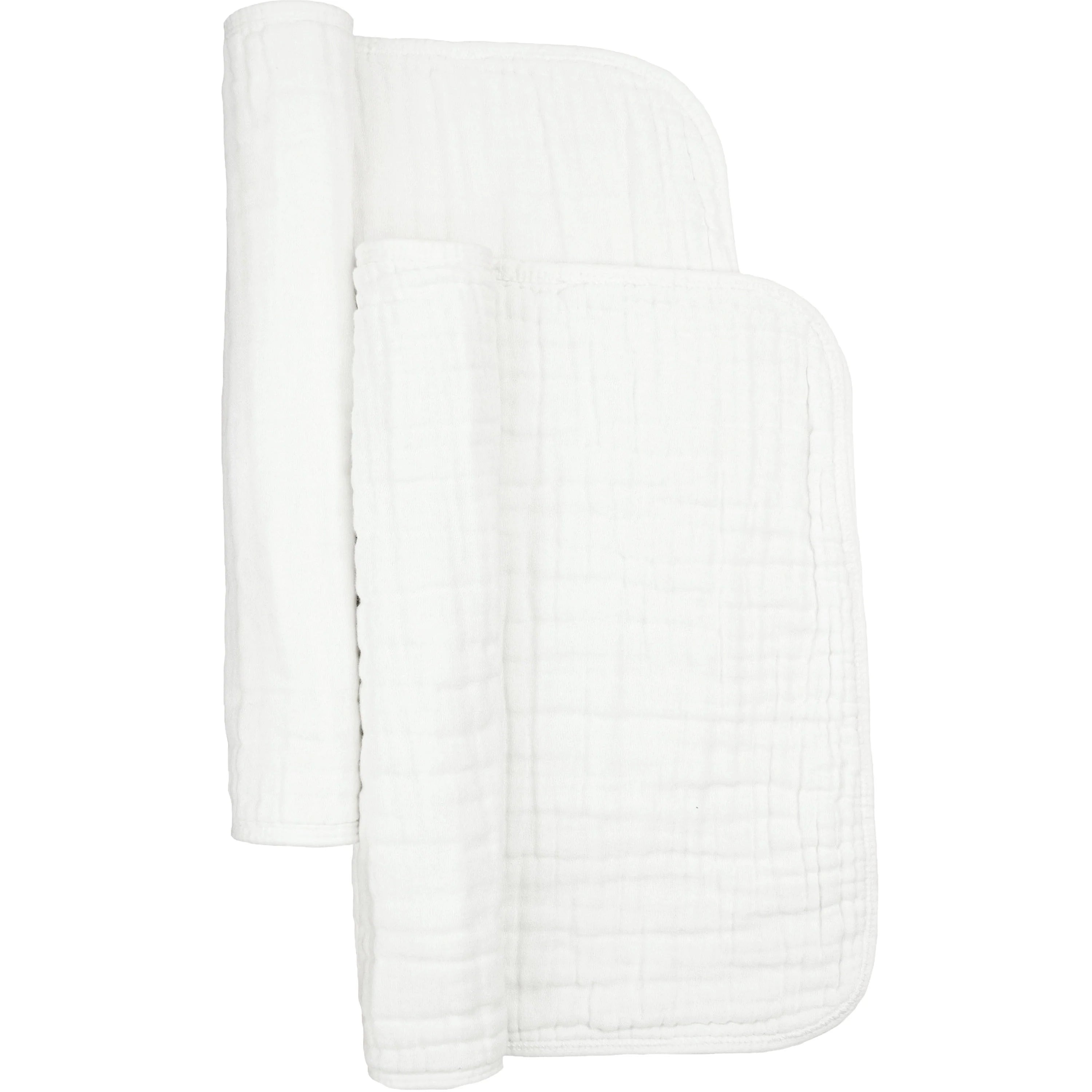 Cloud Muslin Burp Cloth 2 Pack- White