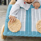 Handcrafted - Archie Storage Wagon - Rattan Wicker