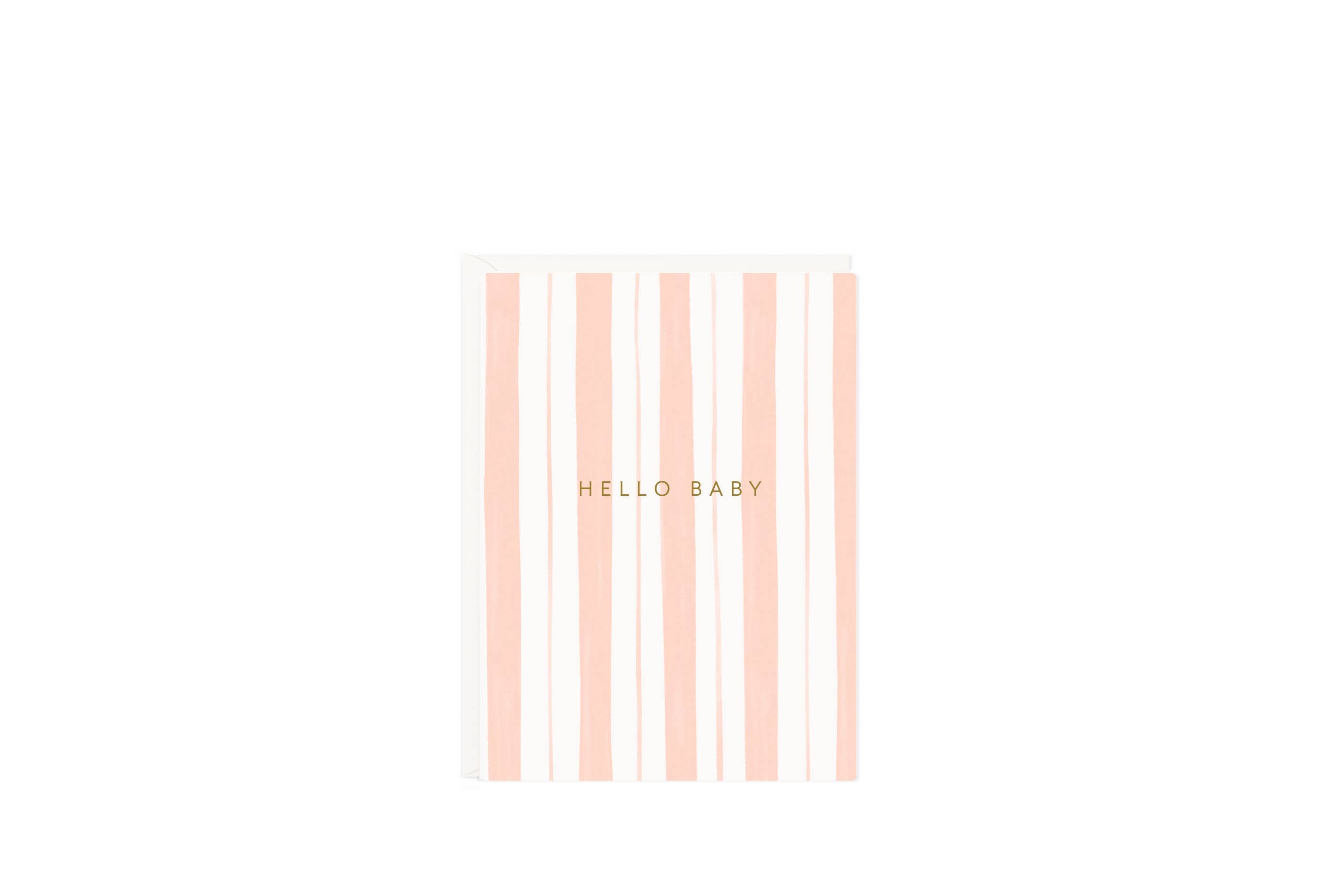 Baby Stripes Pink Mini Card