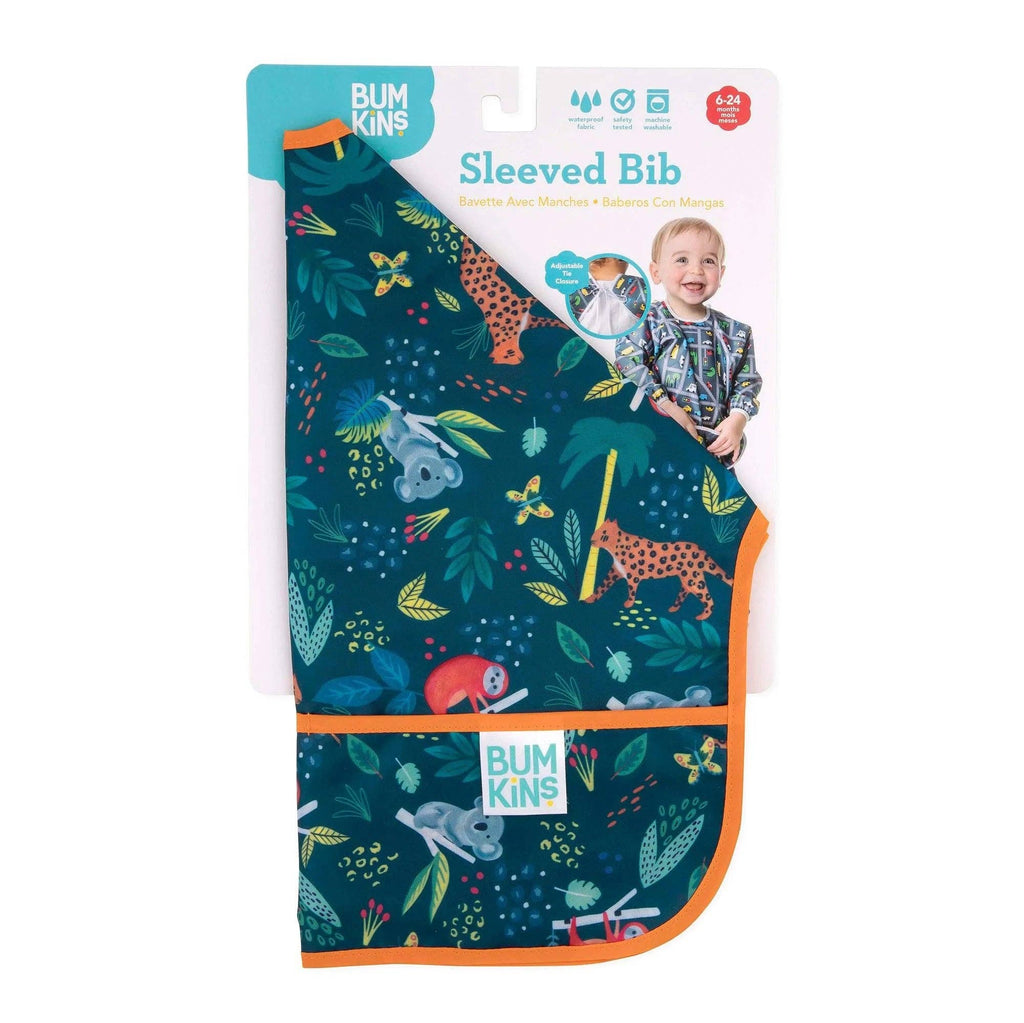 Sleeved Bib: Jungle
