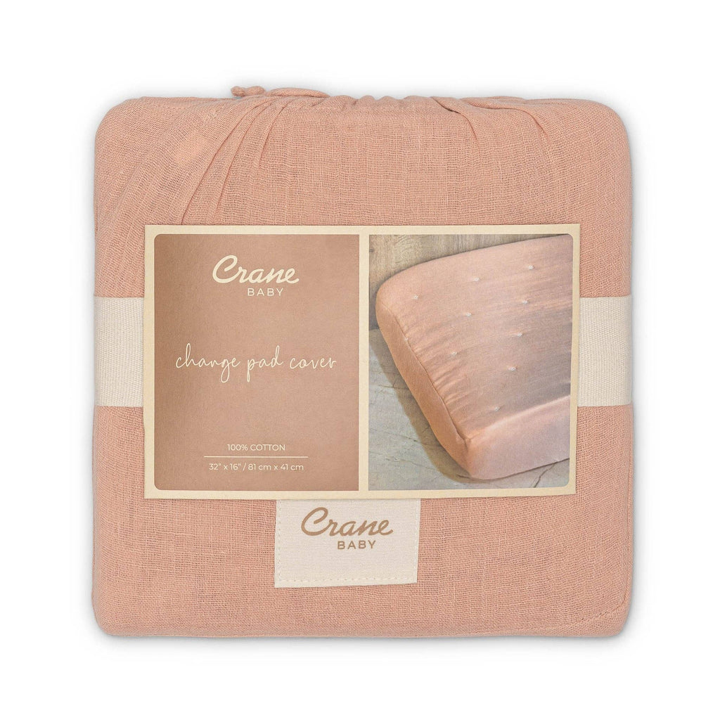 Violet Daisy Tuck Quilted Changing Pad Cover