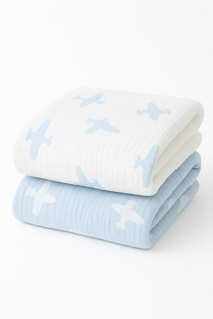 Airplane Baby Blanket