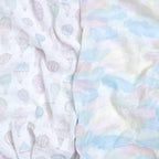 Essentials Cotton Muslin Swaddle Blanket 2 Pack- Above the Clouds