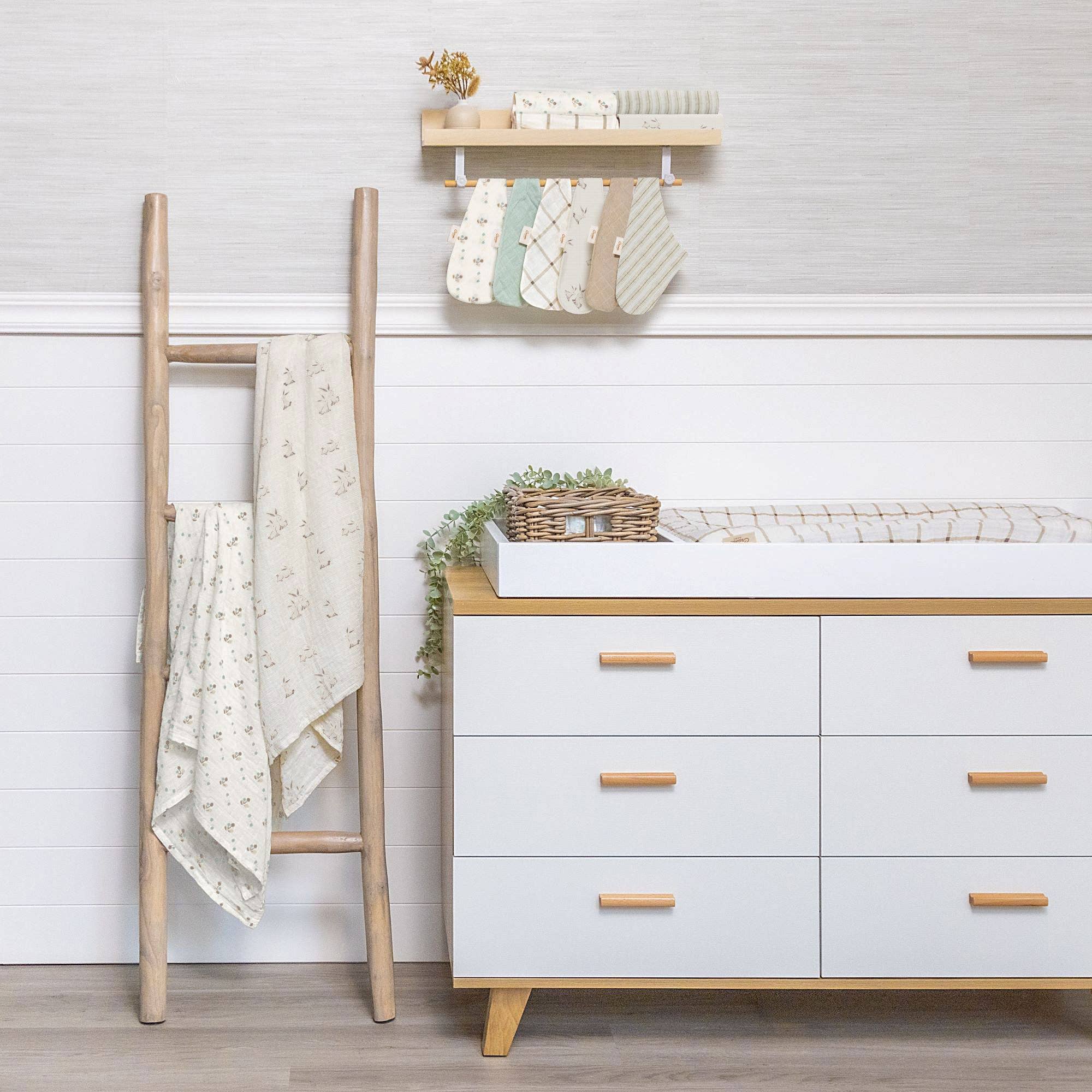 Organic Cotton Stripe Change Pad Cover