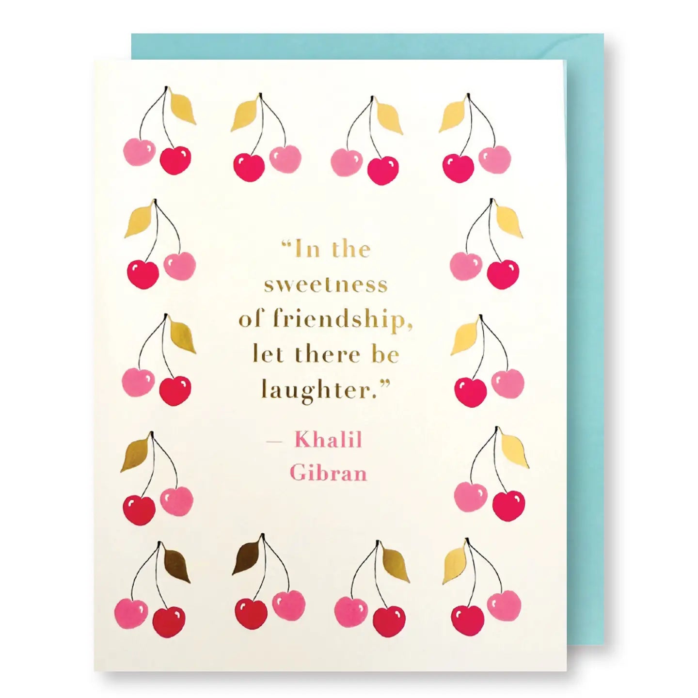 Cherries Friendship Quote Card
