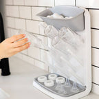 Gray Vertical Bottle Drying Rack