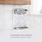 Gray Vertical Bottle Drying Rack