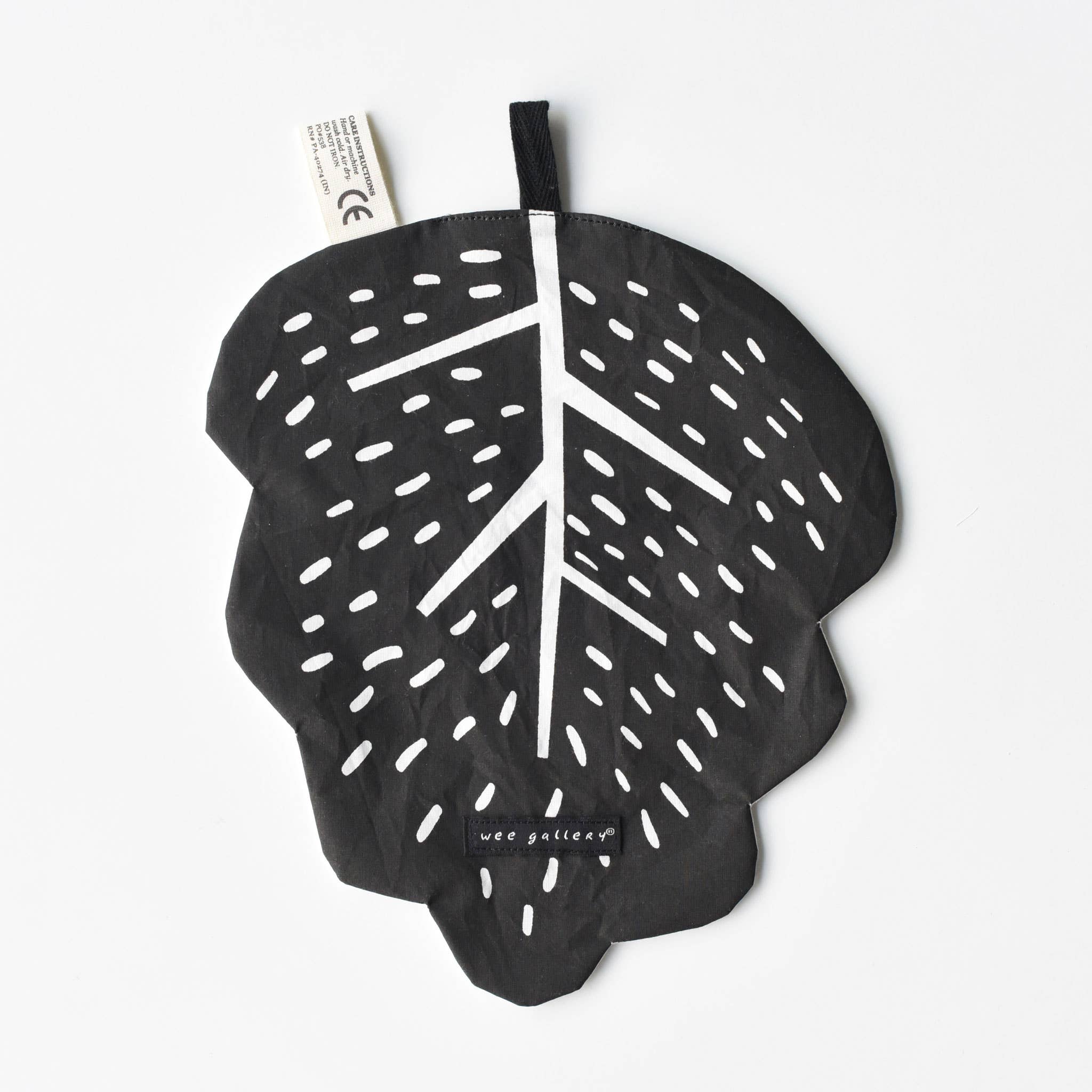 Leaf Crinkle - Organic Fabric Baby Crinkle Paper Toy