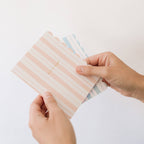 Baby Stripes Pink Card