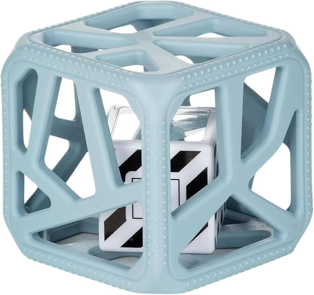 Chew Cube - Silicone Teether Rattle