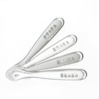 BEABA Baby's First Foods Silicone Spoons - Set of 4 in Cloud