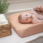 Violet Daisy Tuck Quilted Changing Pad Cover