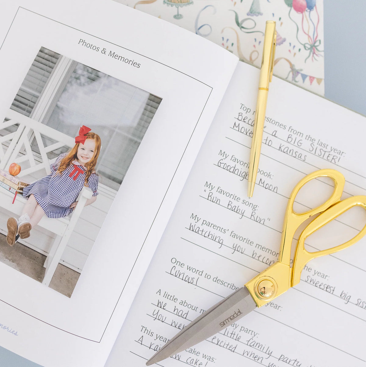 Birthday Memories Book