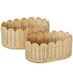 Belle Scalloped Basket Set