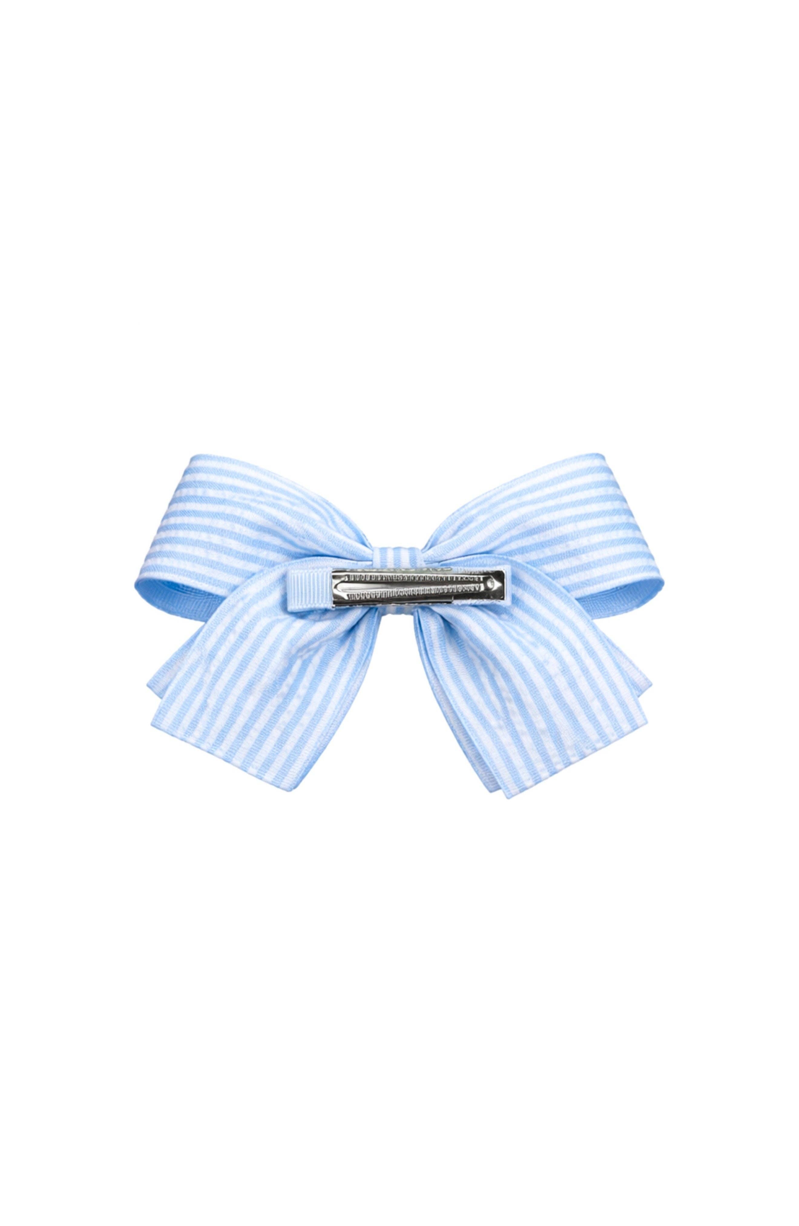 Golf Ball Seersucker Hair Bow