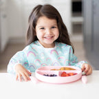 Sleeved Bib: Rainbows