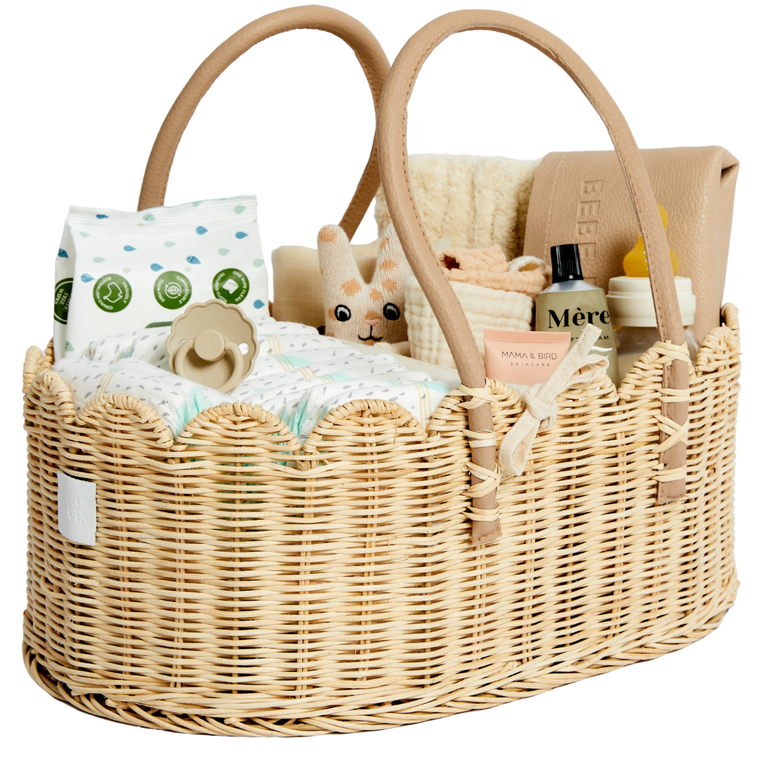 Poppy Diaper Caddy Natural