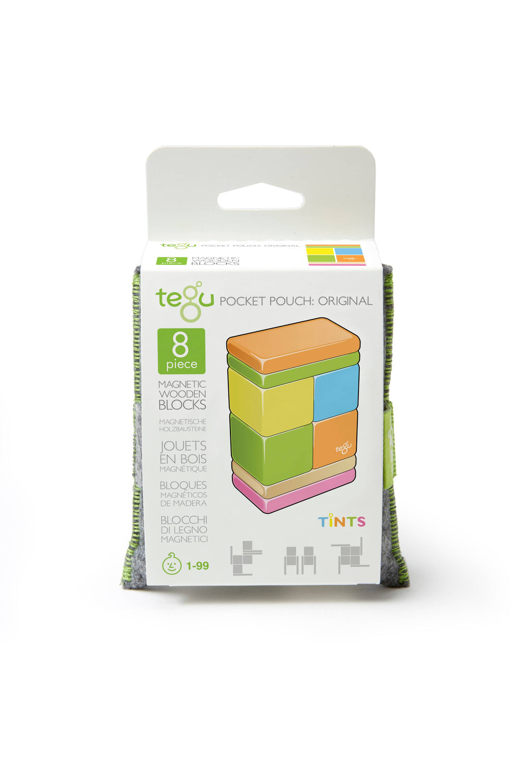 Original Pocket Pouch - Magnetic Wooden Block Set
