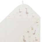 Charlie Farmhouse Goose Hooded Towel/Wash Cloth Set