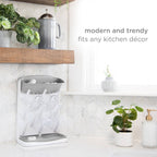 Gray Vertical Bottle Drying Rack