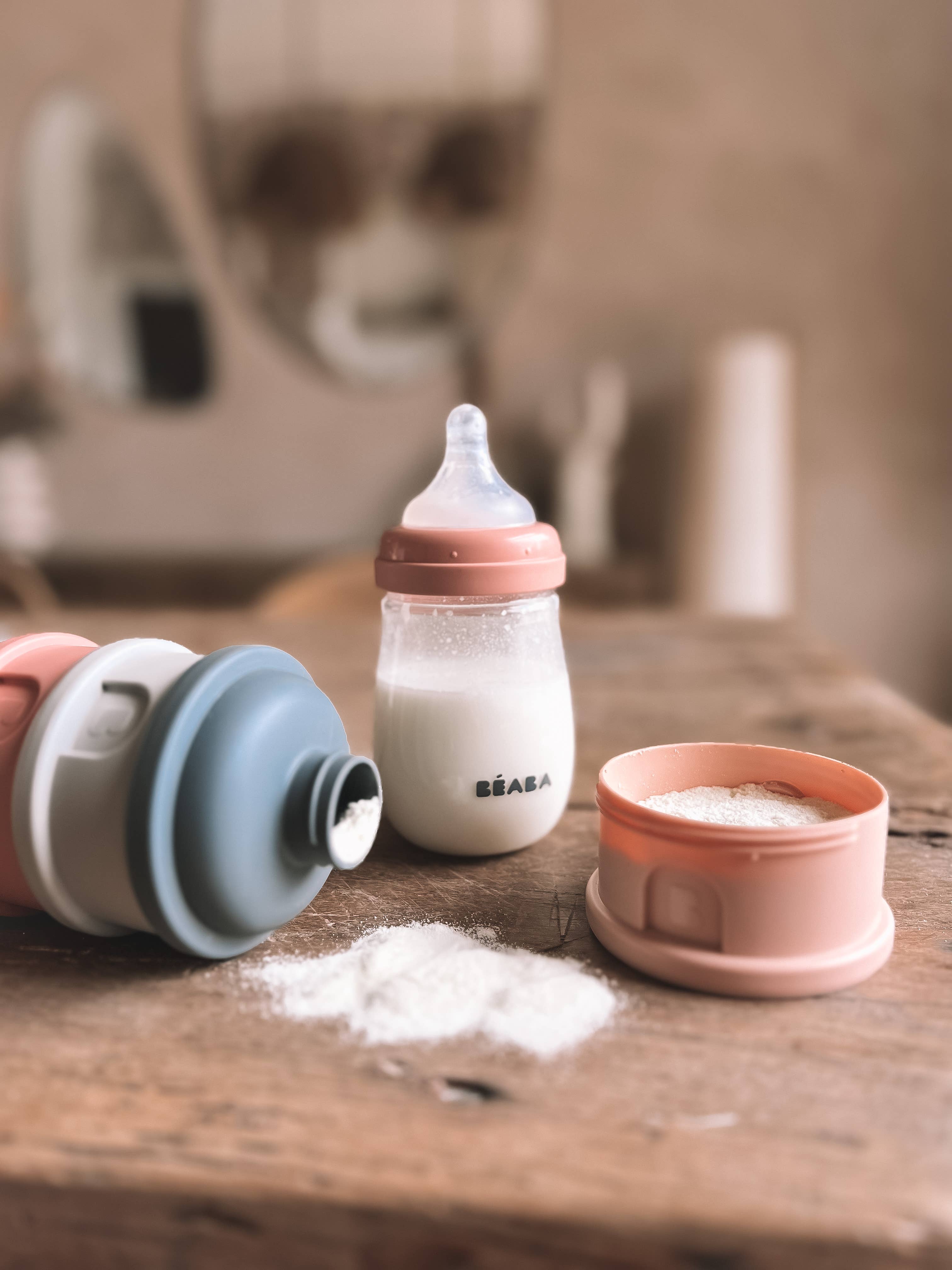 BEABA Formula Snack Container - Rose