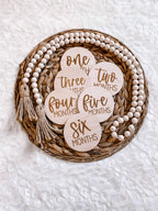Wooden Monthly Milestone Disc Set