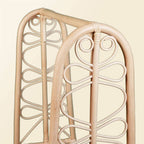 Handcrafted - Belle Kids Clothing Rack - Rattan Wicker