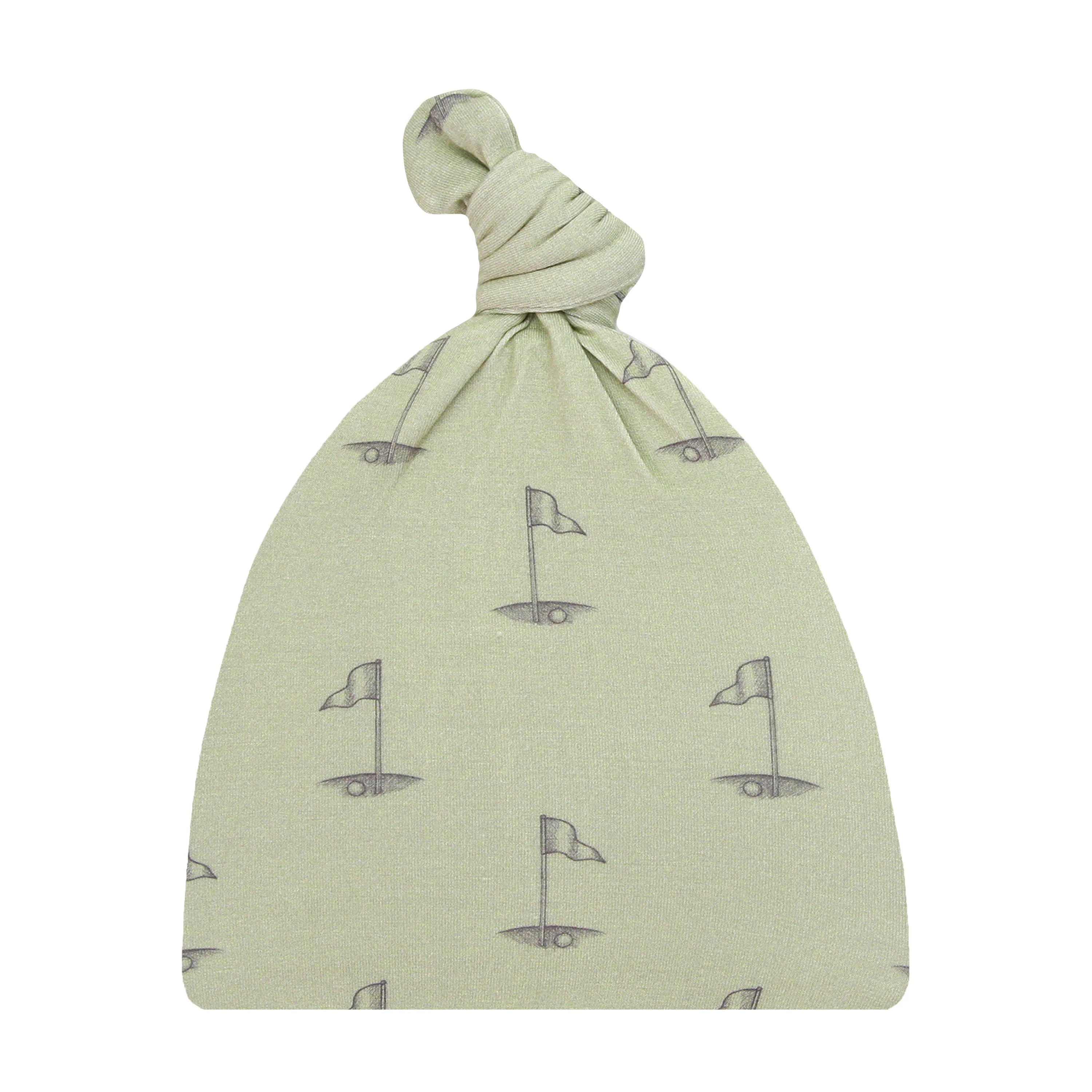 Cal Top Knot Hat- NB-3 Month