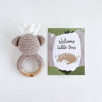 Greeting Card Welcome Little One Deer Baby Newborn Gift