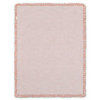 Violet Floral Muslin Baby Blanket with Ruffle Trim