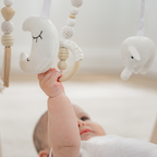 Wooden Baby Play Gym, Baby Activity Gym by Comfy Cubs
