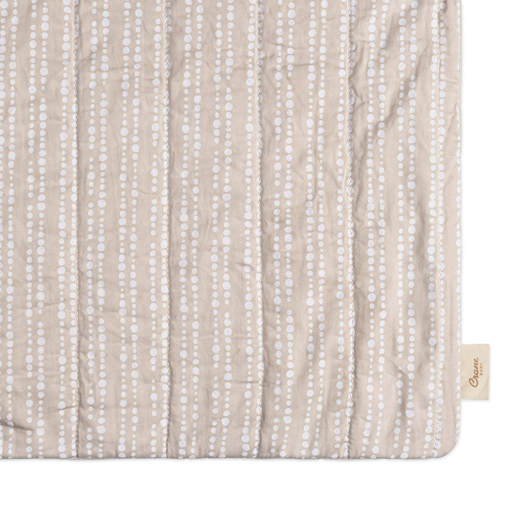 Cove Quilted Change Pad Cover (Neutral Dot)