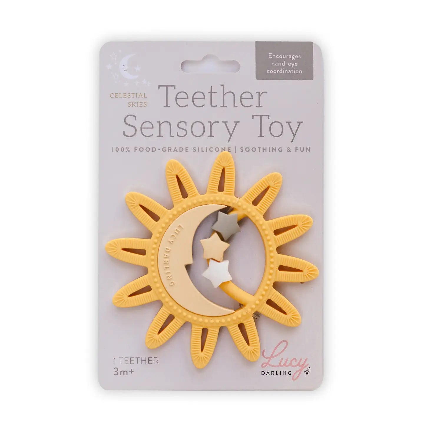 Celestial Moon and Stars Teether