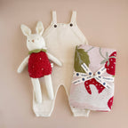 Blanket Strawberry Bunny Organic Baby Decor Christmas Gift