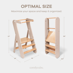 Kids Step Stool for Ages 3+ by Comfy Cubs