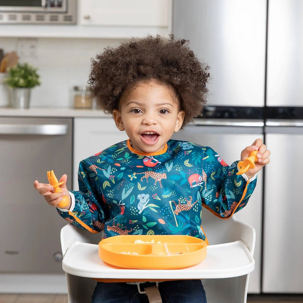 Sleeved Bib: Jungle