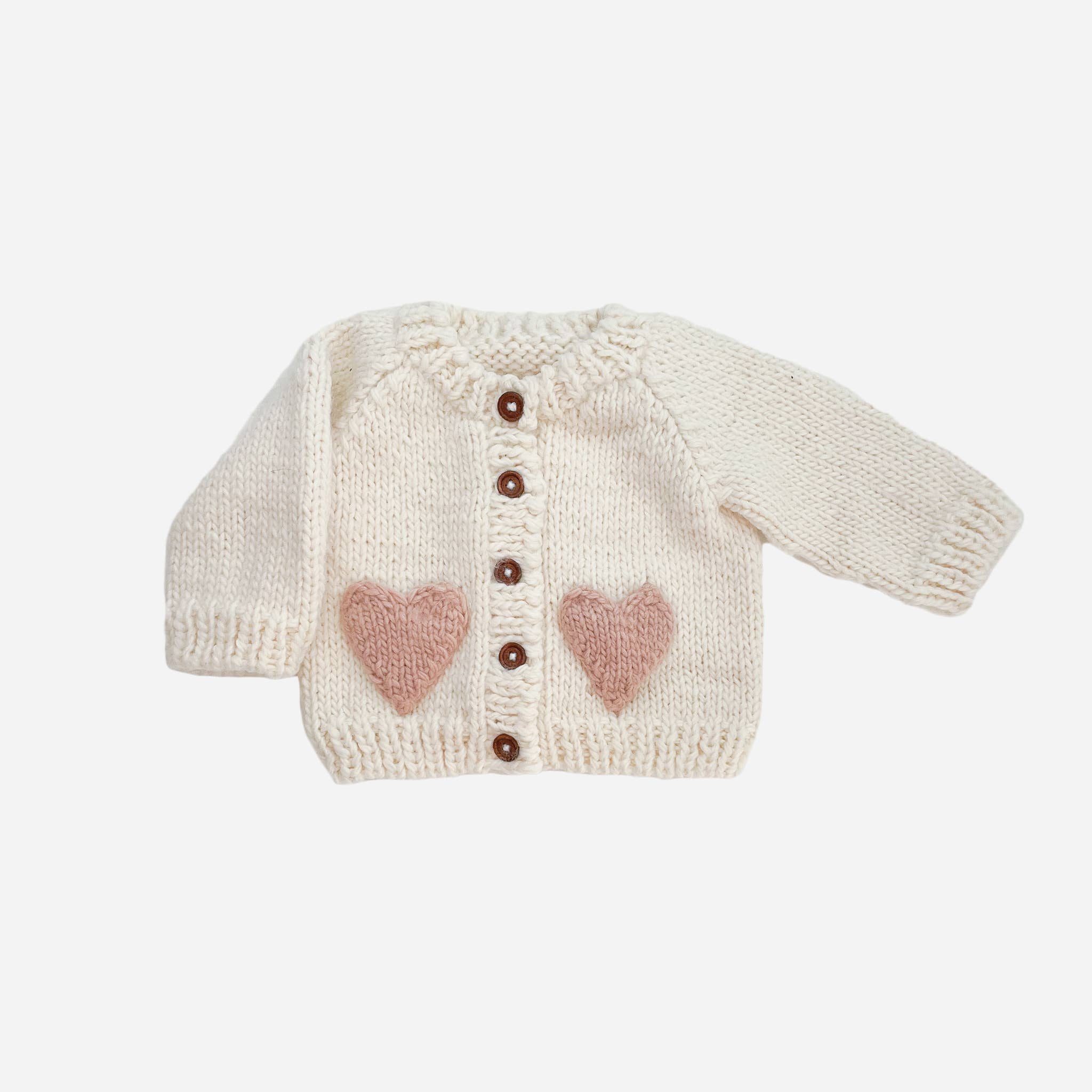 Heart Cardigan Blush Baby Girls Clothing Spring Sweater