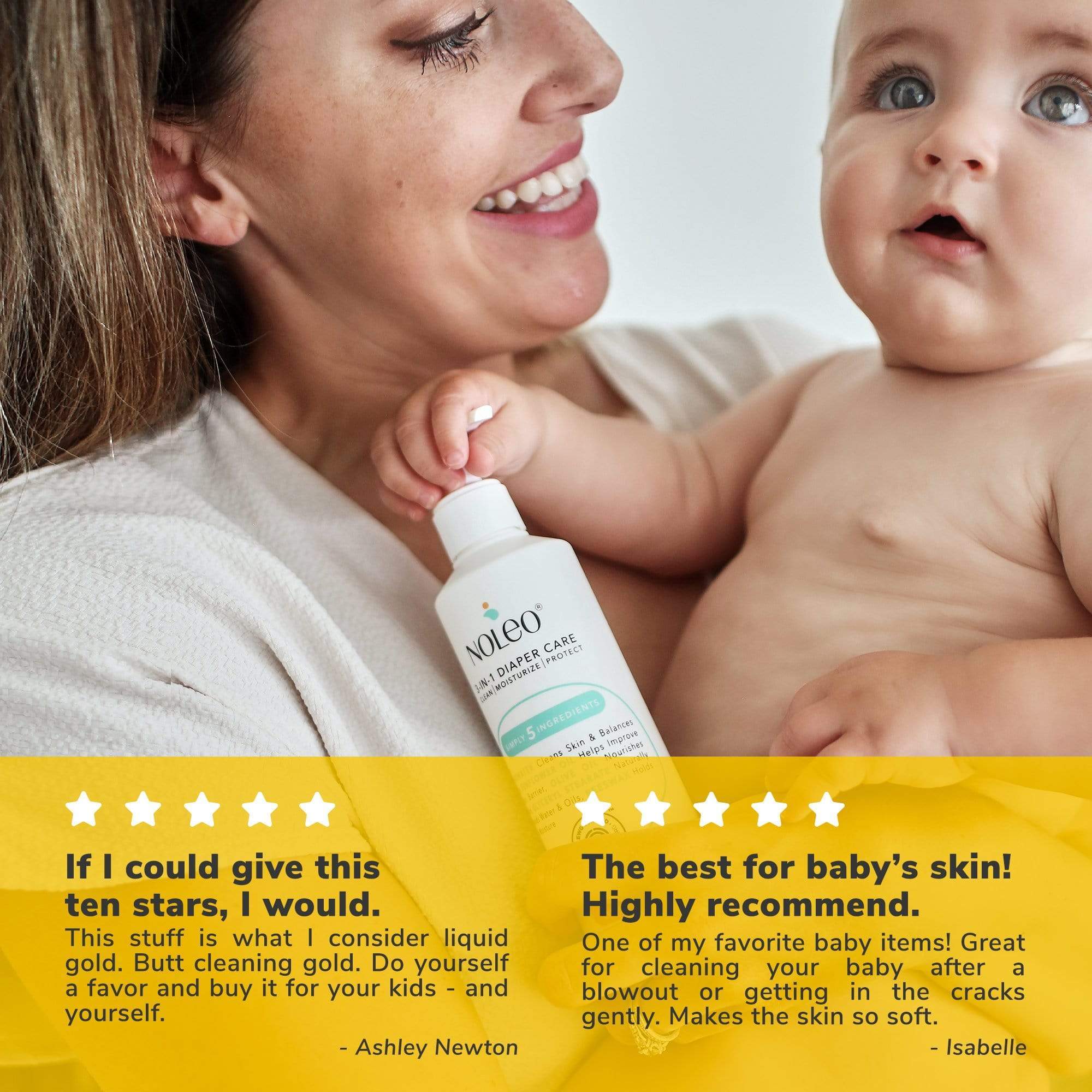 NOLEO 3-IN-1 - Diaper Rash Cream - EWG Verified