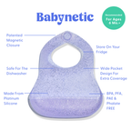 Magnetic Bib - Grape Jelly