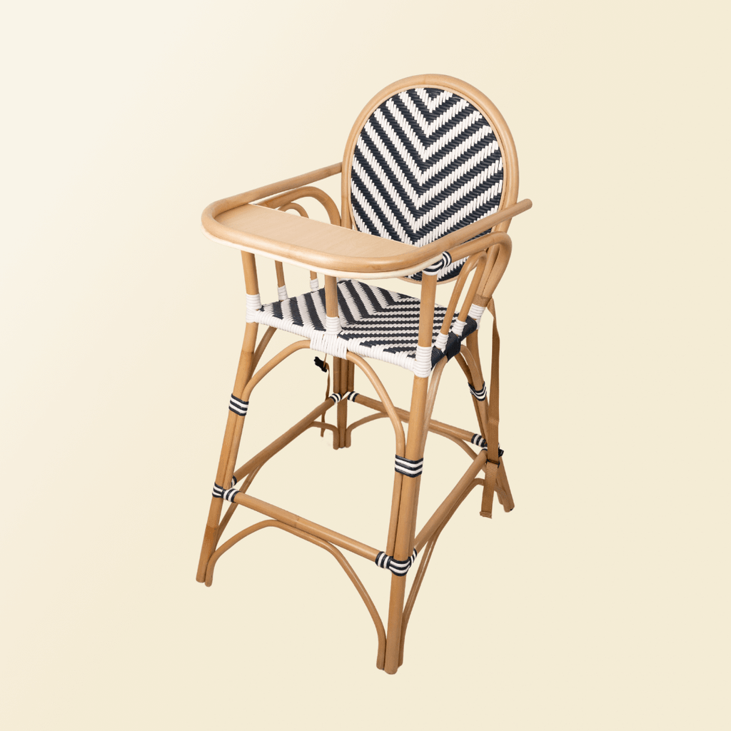 Handcrafted - Tumbuh Kids High Chair - Rattan Wicker